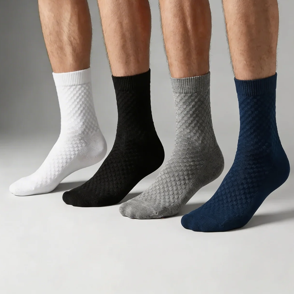 SEREVIA | CHAUSSETTES MONTANTES EN FIBRE DE BAMBOU PREMIUM
